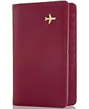 Travel Design all in one Travel Wallet - 2 Passport Holder Organizer - Gift box (Marsala)