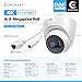Amcrest UltraHD 4K (8MP) Outdoor Security IP Turret PoE Camera, 3840x2160, 98ft NightVision, 125° FOV, IP67 Weatherproof, MicroSD Recording (256GB), IP8M-T2599EW-AI-V3 (White)