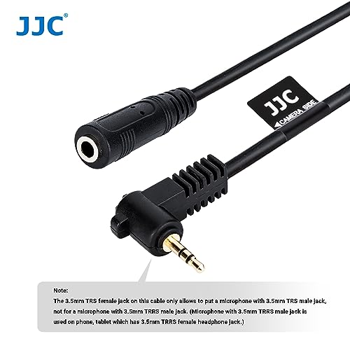 JJC 3.5mm Female to 2.5mm Male Microphone Audio Mic Connecting Adapter Cable for Fuji X100VI X100V X100F X100T X-PRO2 X-T1 X-E3 X-T30II X-T30 X-T20 X-T10 X-PRO3 X-T100 X-E2S X-E2 X-E1 XF10 Camera - Image 3