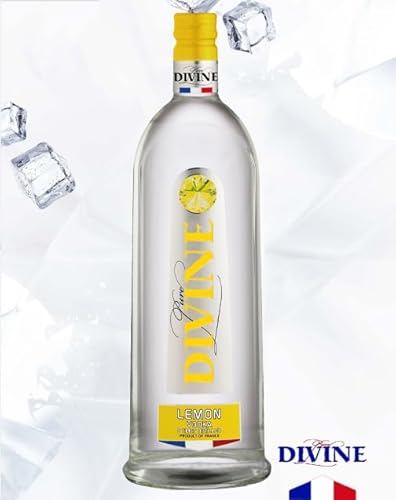 Pure Divine - Lemon Vodka, Aromatisierter Wodka aus den Nordvogesen, Frankreich - 37.5 Prozent Vol (1 x 0,7 l)