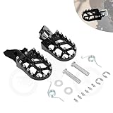 BAOUFF Foot Pegs for Surron Ultra Bee,7075 Aluminum CNC Footpegs Footrests Pedals for Dirt Bike Sur Ron Ultrabee Black