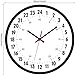 Amazon.com: Foxtop 24 Hour Wall Clock 12 Inch Quartz Battery Operated ...