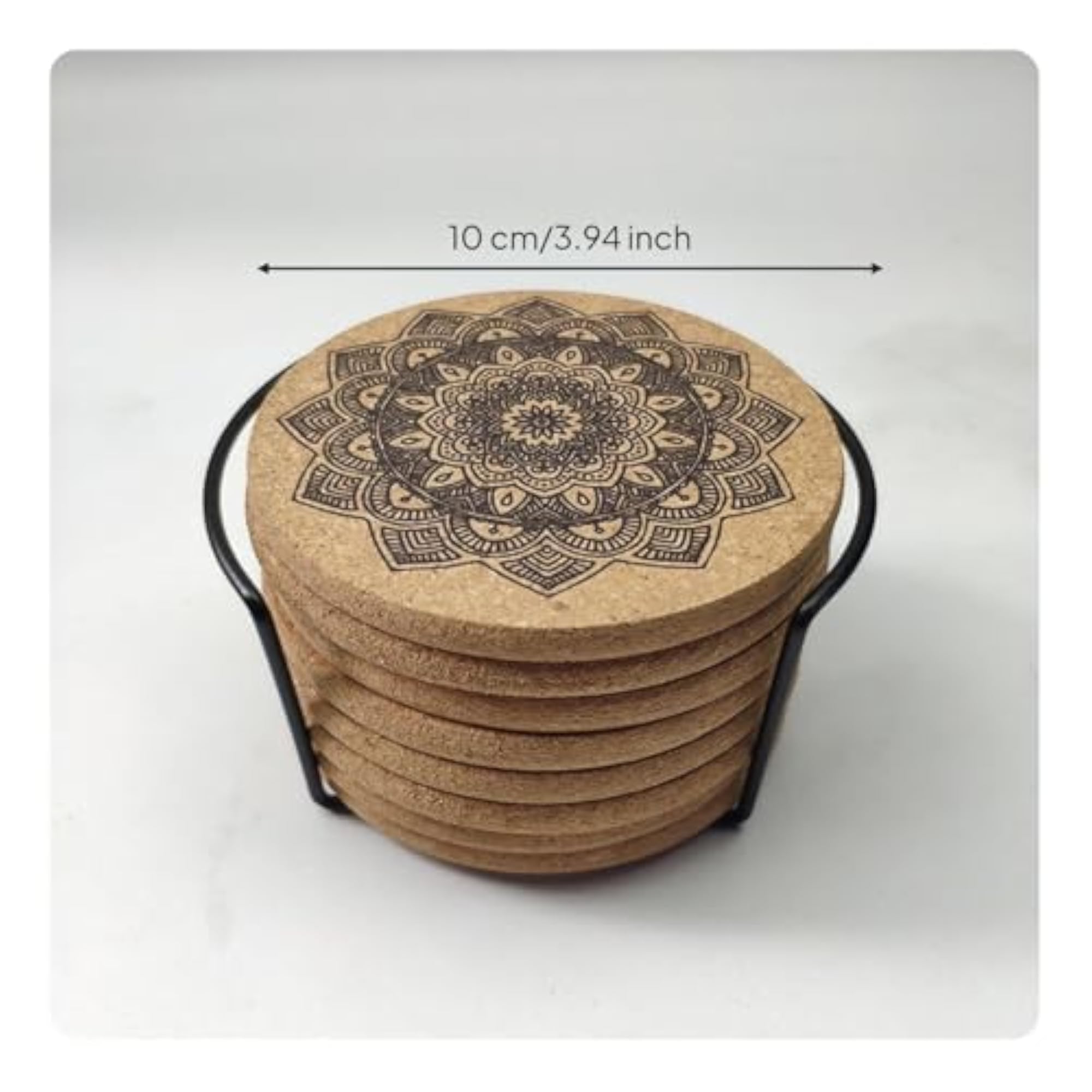 Heat Insulating Cork Mat Round Coaster
