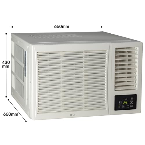Image of LG 1.5 Ton 3 Star, New star rated, Fix Speed Window AC (Copper Coil, Turbo Mode, Memory Restart,HD Filter, Quick and Uniform Cooling, AW-C18WUXA, White)