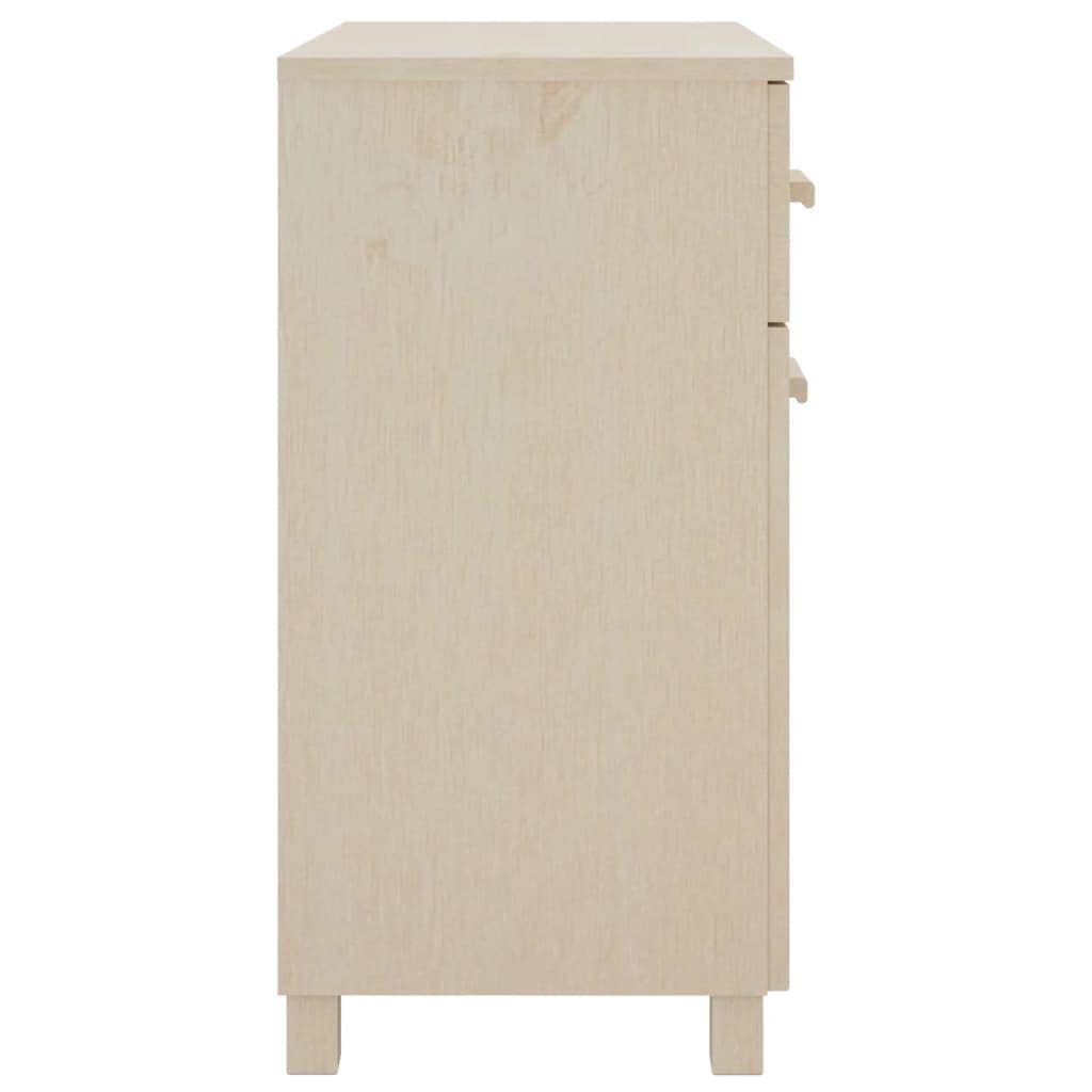 vidaXL Komoda HAMAR, miodowy brąz, 79x40x80 cm, drewno sosnowe, szafka, szafki z drzwiczkami, drewniana komoda, szafka z szufladami, mebel