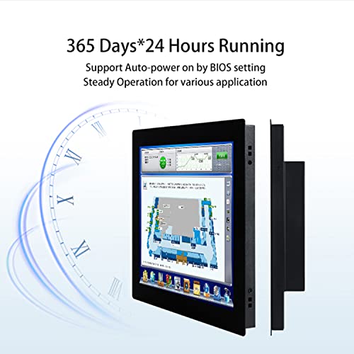 Image of 21.5 Inch Resistive Touch Embedded Industrial Computer with WiFi Module (8GB RAM 512GB SSD, core i7-8565U)