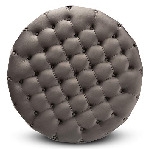 Baxton Studio Ottomans, Grey/Gold by Baxton Studio - Image 2