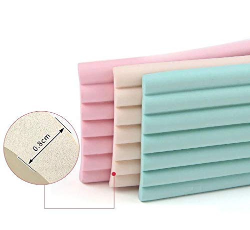 Protetor de Quina W em Tiras para Canto Parede Móveis Marrom Café