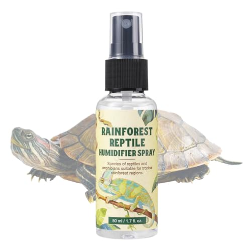 Générique Hydratant pour Reptiles | 50ml Soin Peau Sèche de Gecko - Spray Protecteur Gecko,pour Éleveurs, Propriétaires d'animaux, Amateurs d'animaux, Terrariums, Enclos, Cages, Bacs d'alimentation