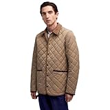 Barbour Men's Baston Liddesdale Quilted Jacket, Military Brown (MQU1760BE31, US, Alpha, Large, Regular, Regular)