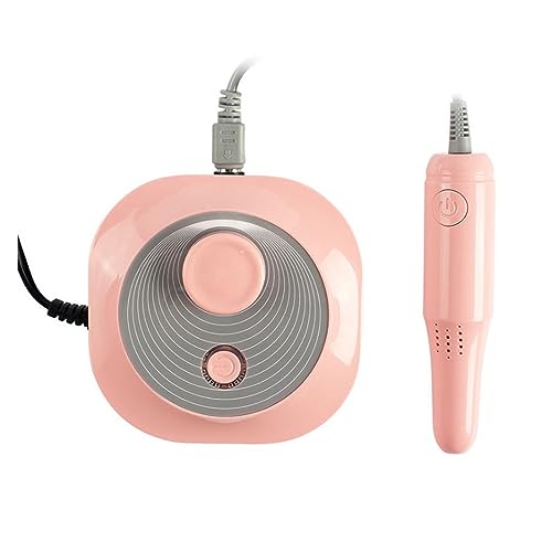 KENBT Máquina de manicura Profesional, Taladro eléctrico for uñas, fresadora de uñas, máquina pulidora, enrutador de manicura, Nuevo diseño de Moda,Baja vibración(Pink)