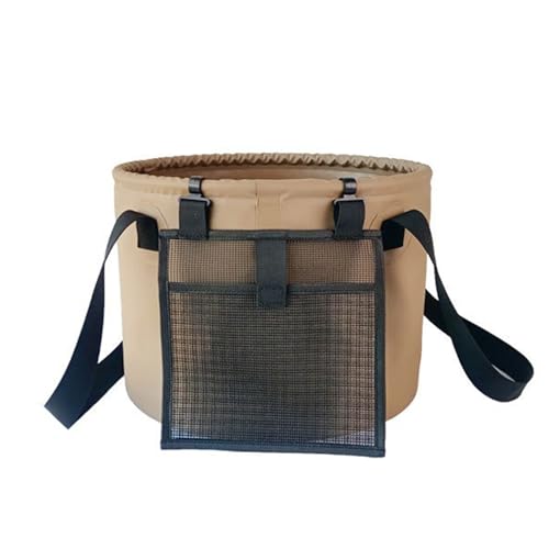 Seau pliable multifonction étanche et compact à poche filet - 5