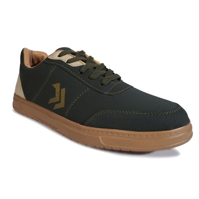 Botha Olive Lace-Ups Synthetic Casual Sneakers - 10 UK (B0DDPMX4MF) Amazon Price History, Amazon Price Tracker
