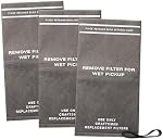 Craftsman Cloth Filters for 7.5 to 9.5 Litre (2 to 2.5 Gallon) Wet/Dry Shop Vacuums and Powerhead Bucket Vac, 3-Pack (CMXZVBE38737) | For General Debris, Fits Most CRAFTSMAN 2 to 2.5 Gallon Shop Vacuums and Powerhead Bucket Vac, 3-Pack