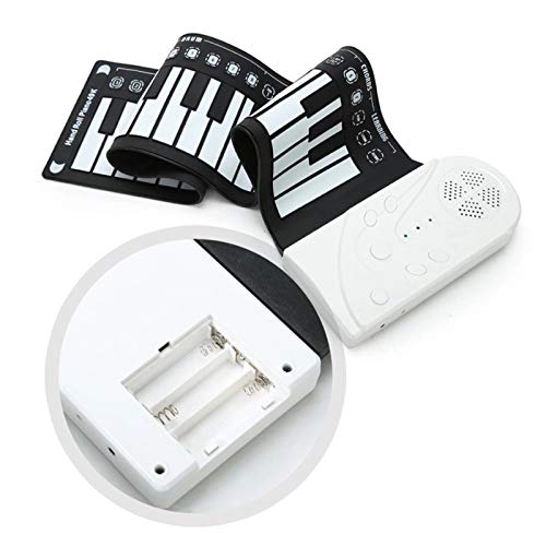 TIREOW Piano à Enroulement Flexible Portatif à 49 Touches, Clavier électronique Caoutchouc De Silicone Piano Souple… - Les Beatles, Paul McCartney, John Lennon, RIngo Starr, George Harrison TIREOW Piano à Enroulement Flexible Portatif à 49 Touches, Clavier électronique Caoutchouc De Silicone Piano Souple… – Image 5