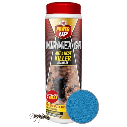 Power Up Mirmex GR Ant & Nest Killer - Sugar-Coated Ant Bait Granules For Outdoor & Indoor Use - Mess Free Elimination of Ants & Nests