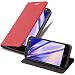 Produktbild Cadorabo Hülle für Motorola Moto Z2 in Apfel ROT - Handyhülle mit Magnetverschluss, Standfunktion und Kartenfach - Case Cover Schutzhülle Etui Tasche Book Klapp Style