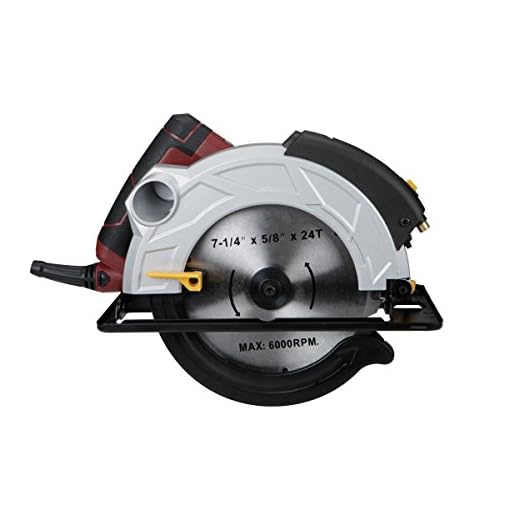 Chicago Electric 7 1/4" Circular Saw with Laser Guide System