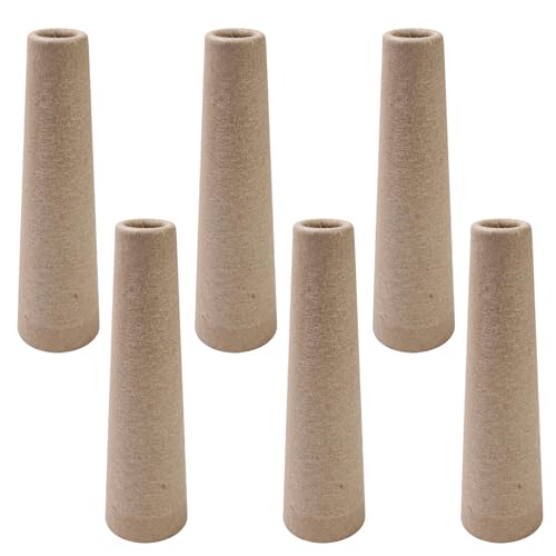 Cardboard Yarn Cones for Wool Winding 6 Pack |...