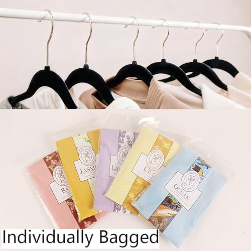 WDEC 6pcs Sachets With Hanging Sachets Wardrobe Closet Room Wardrobe Freshene...