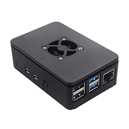Raspberry Pi 4 Fan ABS Case with Cooling Fan for Pi 4 Model B/ 4B 1GB 2GB 4GB 8GB (B08NW53857) Amazon Price History, Amazon Price Tracker