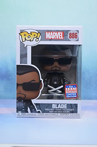 Pop! Marvel: Blade Vinyl Figure - 2021 Summer Convention Shared Exclusive