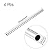 sourcing map 4 Stück Alurohr 11mm Außendurchmesser 6063 Aluminium Rundrohr 9mm Innendurchmesser Alustange Hohlrohr Aluminium Gerade Rohr 250mm Länge Aluminiumrohre Metallrohr Aluprofil Rohr
