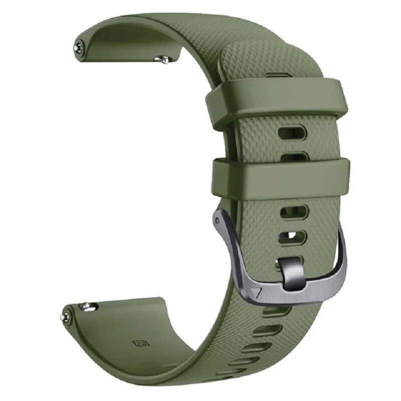 Silikonowy pasek na nadgarstek do zegarka Garmin Vivoactive 3 4 Venu SQ Vivomove HR Forerunner 158 55, 22 mm, uniwersalny