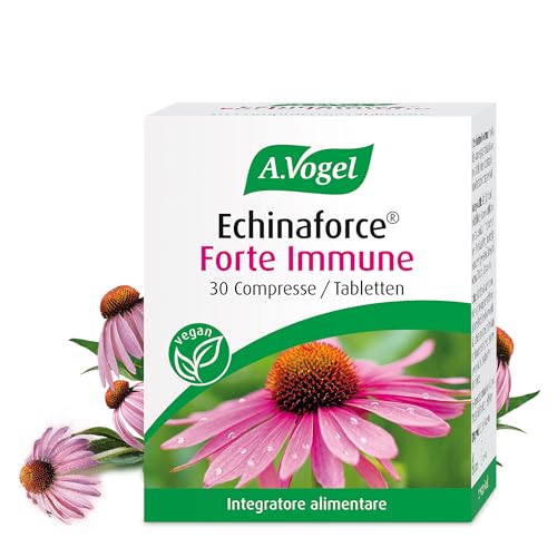 A.Vogel Echinaforce Forte Immune Tabletten 30 Stück Immunsystem und Abwehrkraft Nahrungsergänzungsmittel aus Echinacea Purpurea Extract vegan glutenfrei laktosefrei