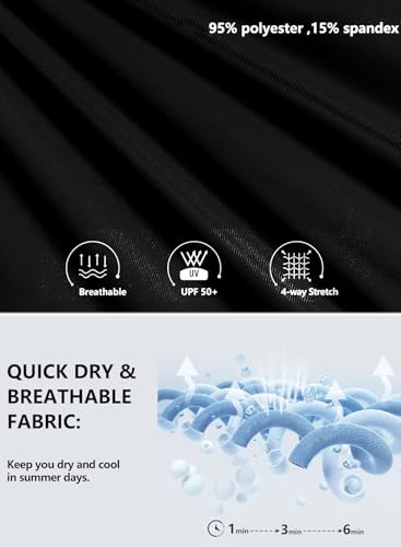 MIZOK Mens 2 in1 Swim Running Shorts Quick Dry Gym Athletic Shorts with 5 Inch Compression Liner4