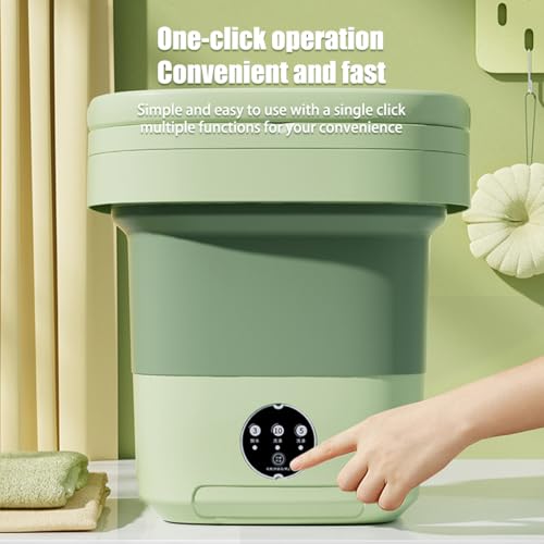 Mini laveuse pliable idéale pour appartement compact et linge de bébé - 7