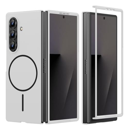 Samsung Galaxy Z Fold 7�p���C�P�[�X Mag-Safe�Ή� �����^�X�����d�b�P�[�X �n�[�hPC �}�b�g �ϏՌ� ���C�����X�[�d�ی�J�o�[ Samsung Z Fold 7�p (�V���o�[)