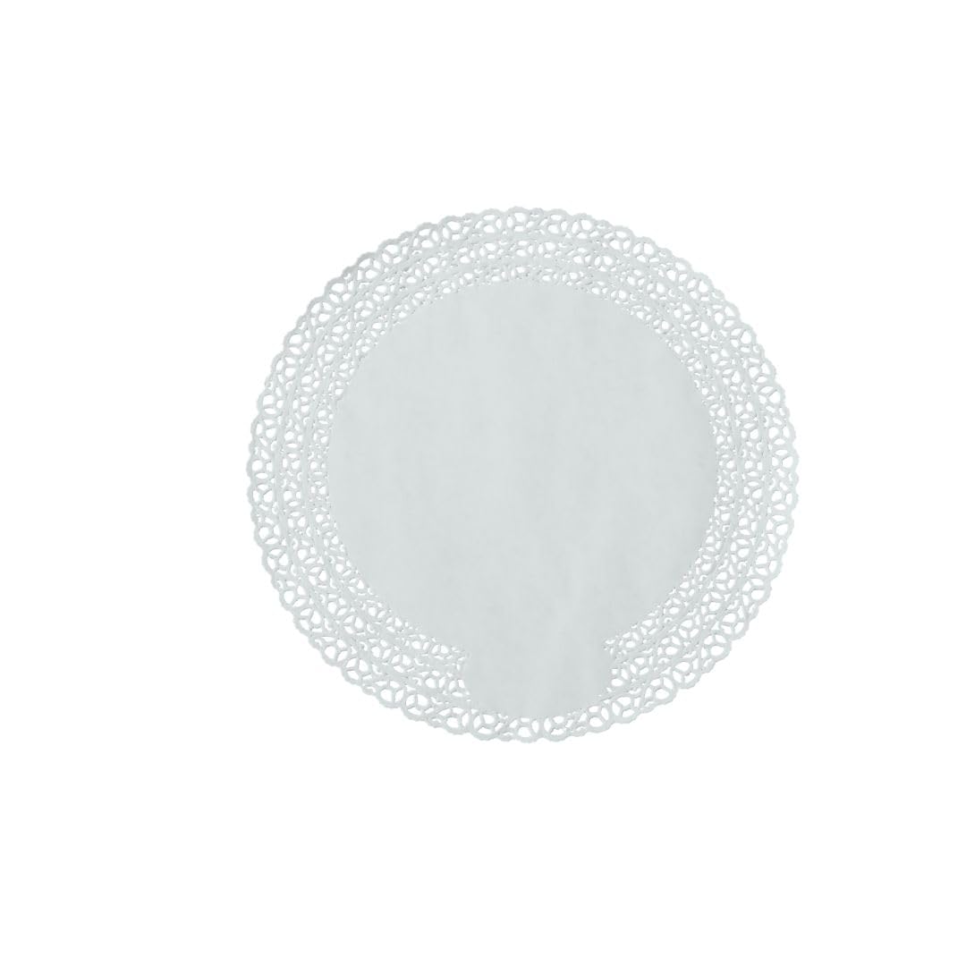 Carte Dozio - Sottotorta in carta a pizzo - Perfetti per qualsiasi dolce o pasticceria - Diametro 160 mm - Confezione da 100 pezzi