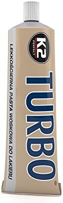 K2 Perfect Turbo - Wax Paste for Car-Body Scratch Remover - No Harmful to Environment - Silicone Free & Water - Removes Weathered Paint Stains Oil Asphalt and Remains of Insects - Made in Europe image 4