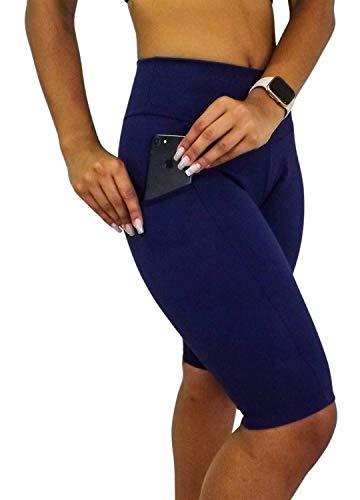Bermuda Feminina Ciclista Com Bolso Preta
