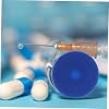 Zerodeko 200pcs Flip for Glass Vials Plastic Aluminum Caps Self-Sealing Bottle Caps for Laboratory Use