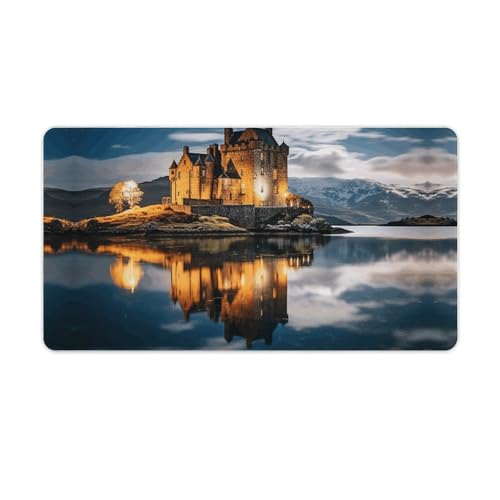 Tapis de bureau antidérapant 40x75 cm grand sous-main imperméable