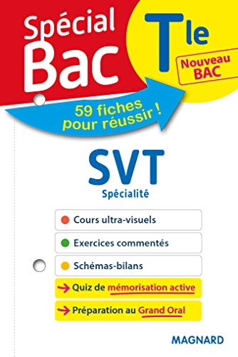 Spécial Bac Fiches SVT Tle Bac 2021: Tout le programme en 59 fiches, cours utlra-visuel, schémas-bilans, exercices, quiz et Grand oral (2020)