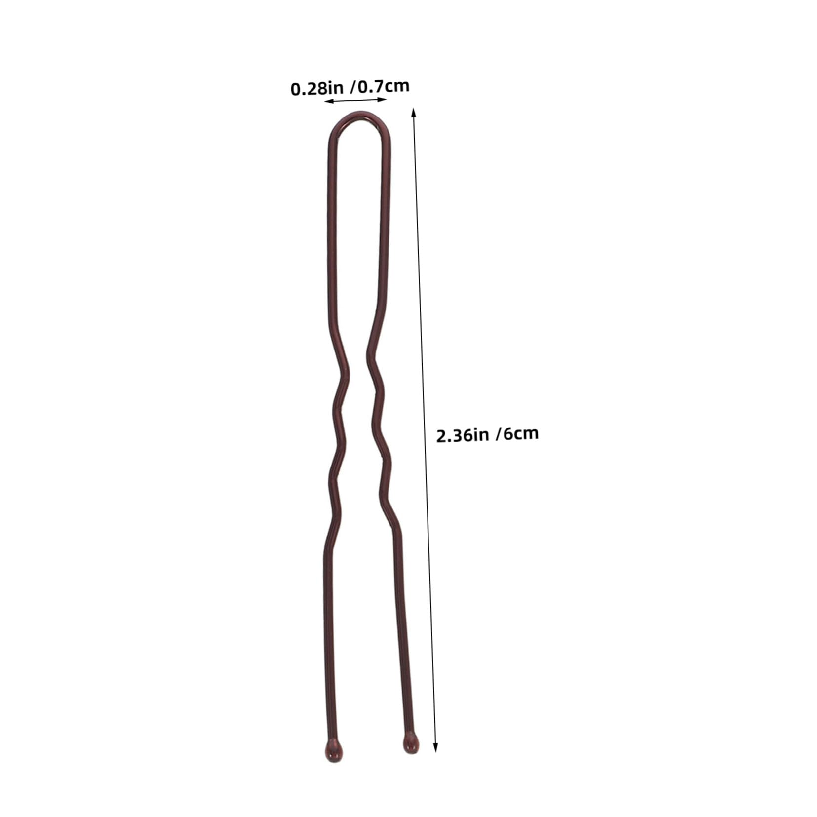 600 pezzi Forcine Capelli Metallo Forma U Ondulate Antiscivolo per Chignon con Scatola Porta Accessori Forcelle Resistenti per Donna Uso Quotidiano e Feste