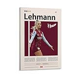 NFDVFHFRQ Poster, signiert von Alisha Lehmann, 