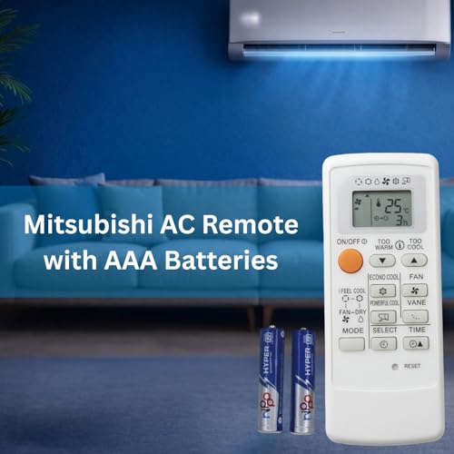 Image of Electronic Spices AC Remote | Compatible with Mitsubishi AC (Model AC-122) with AAA Batteries