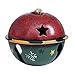 Price comparison product image 1pc Christmas Large Jingle Bell Hanging Ornament Vintage Rustic Christmas Tree Decoration Bell Ornament Wall Door Hanging Decoration Party Decor Xmas Gifts(red)