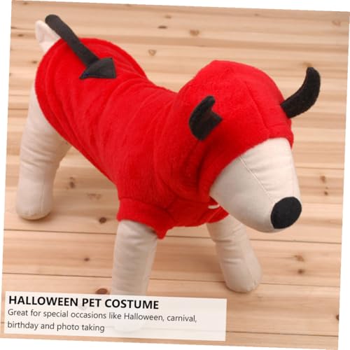 Disfraz Diablo XL para Perro con Capucha POPETPOP miniatura 6