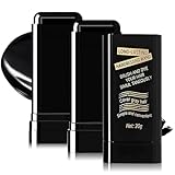 2Pack Safe and Convenient Comb Hair Dye, Portable Hair Color Comb for Women & Men, Waterproof and Sweat-Proof Cover Gray Hair Concealer Stick, 2 in 1 Instant Dye(Black)