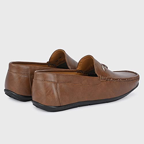 Image of Centrino Mens Slip-on Shoes | Slip On Cushioned Insole Formal Shoe |Premium Craftsmanship & Durable Build |Classic, Timeless Durable Formal Shoes with a Smart and Sleek Upper, Crafted Material (2814)