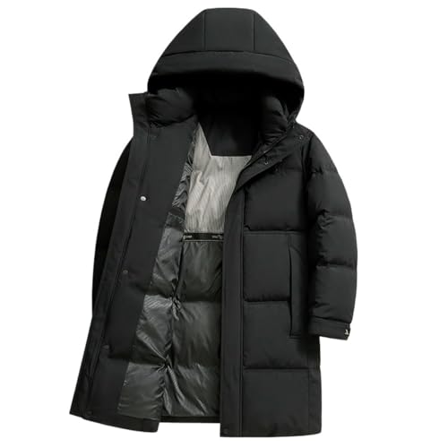 Doudoune longue homme USTZFTBCL manteau chaud de ville