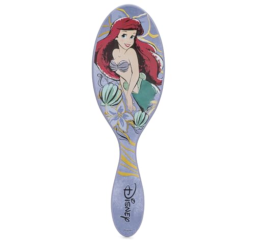 Wet Brush Disney Original Detangler Hair Brush, Ariel (Elegant Princess) – Ultra-Soft IntelliFlex Bristles – Detangling Brush Glides Through Tangles (Wet Dry & Damaged Hair) – Women & Men