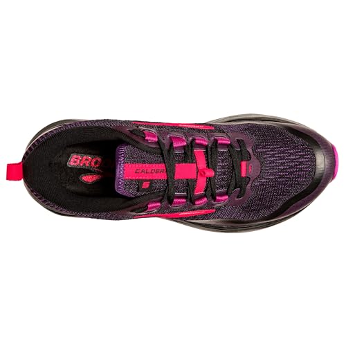 Brooks Caldera 5 Women's Trail Running Shoe - Black/Fuschia/Purple - 5