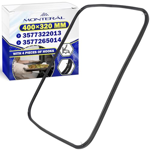 Joint de porte du four 400 x 320 mm avec 4 crochets avec code original 3577322013 3577265014 pour Electrolux MONTERAL