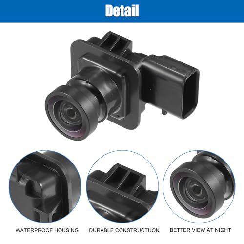 Image of ACROPIX Car Rear View Back Up Camera Wide Angle Park Assist Reverse Camera Fit for Ford Focus 2012 2013 2014 No.BM5Z19G490P /BM5Z19G490C - Pack of 1